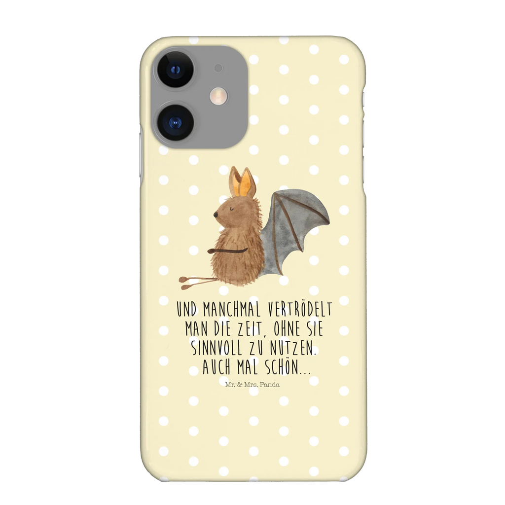 Etui na iPhone 10 Nietoperz siedzenie Hülle, Iphone X, Handy, Handy Case, Handyhülle, Cover, Handycover, Iphone 10, Tiere, Gute Laune, Lustige Sprüche, Tiermotive, Fledermaus, Fledermäuse, Entspannen, Motivation