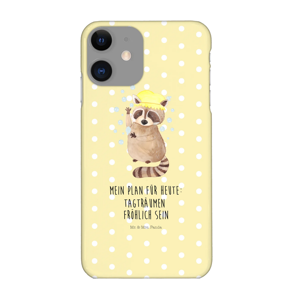 Handyhülle Waschbär Handy, Handyhülle, Iphone X, Handy Case, Iphone 10, Handycover, Hülle, Cover, Lustige Sprüche, Tiermotive, Tiere, Gute Laune, Seifenblasen, Fröhlich, Waschbär, Waschen, Tagträumen, Plan