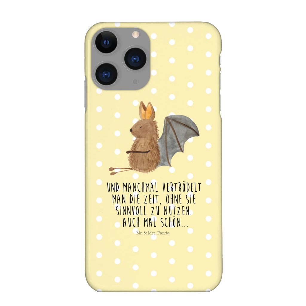 Etui na iPhone 10 Nietoperz siedzenie Hülle, Iphone X, Handy, Handy Case, Handyhülle, Cover, Handycover, Iphone 10, Tiere, Gute Laune, Lustige Sprüche, Tiermotive, Fledermaus, Fledermäuse, Entspannen, Motivation