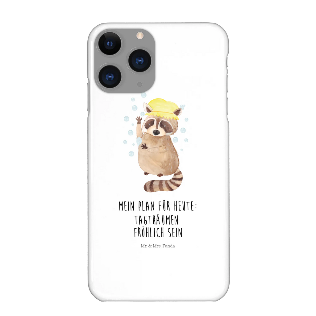 Handyhülle Waschbär Handy, Handyhülle, Iphone X, Handy Case, Iphone 10, Handycover, Hülle, Cover, Lustige Sprüche, Tiermotive, Tiere, Gute Laune, Seifenblasen, Fröhlich, Waschbär, Waschen, Tagträumen, Plan