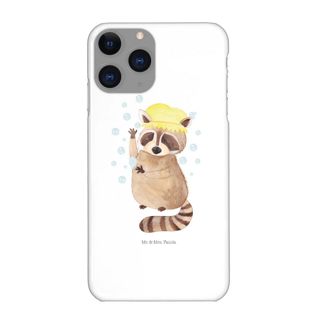 Handyhülle Waschbär Handy, Handyhülle, Iphone X, Handy Case, Iphone 10, Handycover, Hülle, Cover, Lustige Sprüche, Tiermotive, Tiere, Gute Laune, Seifenblasen, Fröhlich, Waschbär, Waschen, Tagträumen, Plan