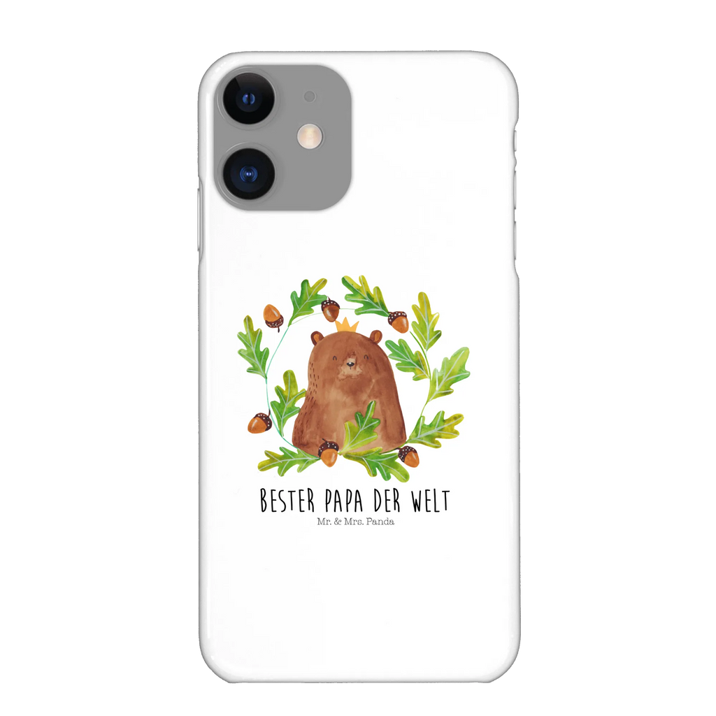 Etui na iPhone 10 Niedźwiedź król Handycover, Iphone 10, Cover, Hülle, Handy, Handyhülle, Handy Case, Iphone X, Bär, Teddy, Teddybär, Vatertag, Vater, Daddy, Weltbester Papa, Bester Papa, Bester Vater, Papa Bär, Dad, Papa, Papi