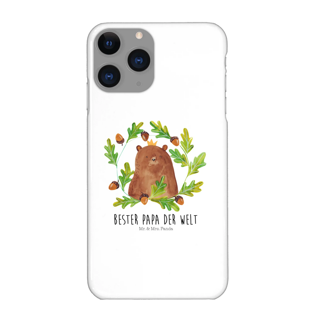 Etui na iPhone 10 Niedźwiedź król Handycover, Iphone 10, Cover, Hülle, Handy, Handyhülle, Handy Case, Iphone X, Bär, Teddy, Teddybär, Vatertag, Vater, Daddy, Weltbester Papa, Bester Papa, Bester Vater, Papa Bär, Dad, Papa, Papi