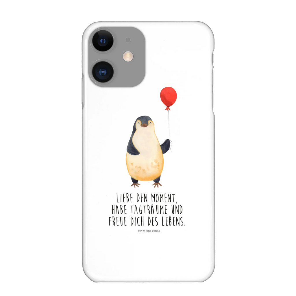 Etui na iPhone 10 pingwin balon Handycover, Hülle, Handyhülle, Cover, Handy Case, Iphone 10, Iphone X, Handy, Pinguin, Pinguine, Glück, Tagträume, Beste Freundin, Neues Leben, Neustart, Geschenkidee, Liebe, Motivation, Luftballon, Geschenk Freundin, Lebenslust