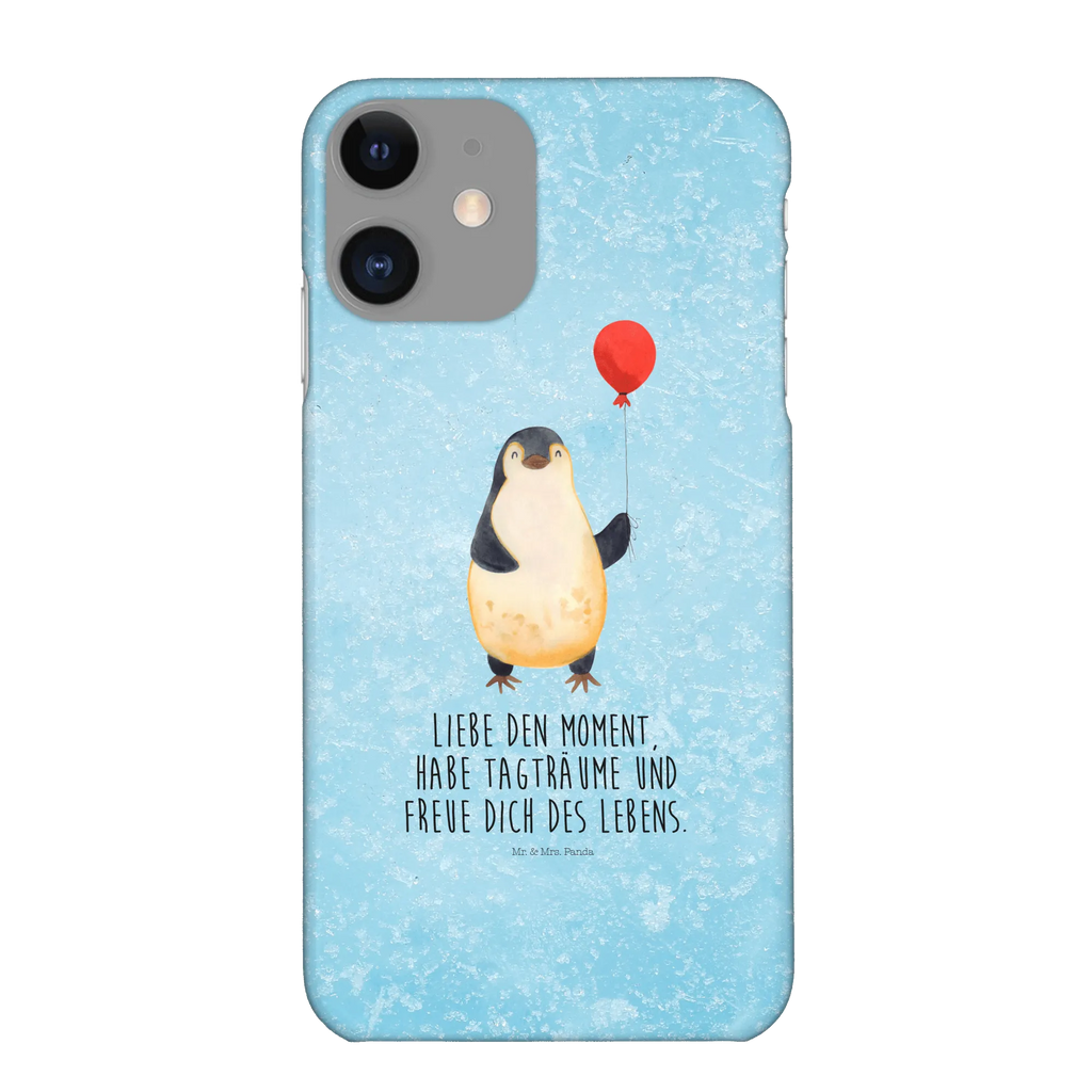Etui na iPhone 10 pingwin balon Handycover, Hülle, Handyhülle, Cover, Handy Case, Iphone 10, Iphone X, Handy, Pinguin, Pinguine, Glück, Tagträume, Beste Freundin, Neues Leben, Neustart, Geschenkidee, Liebe, Motivation, Luftballon, Geschenk Freundin, Lebenslust