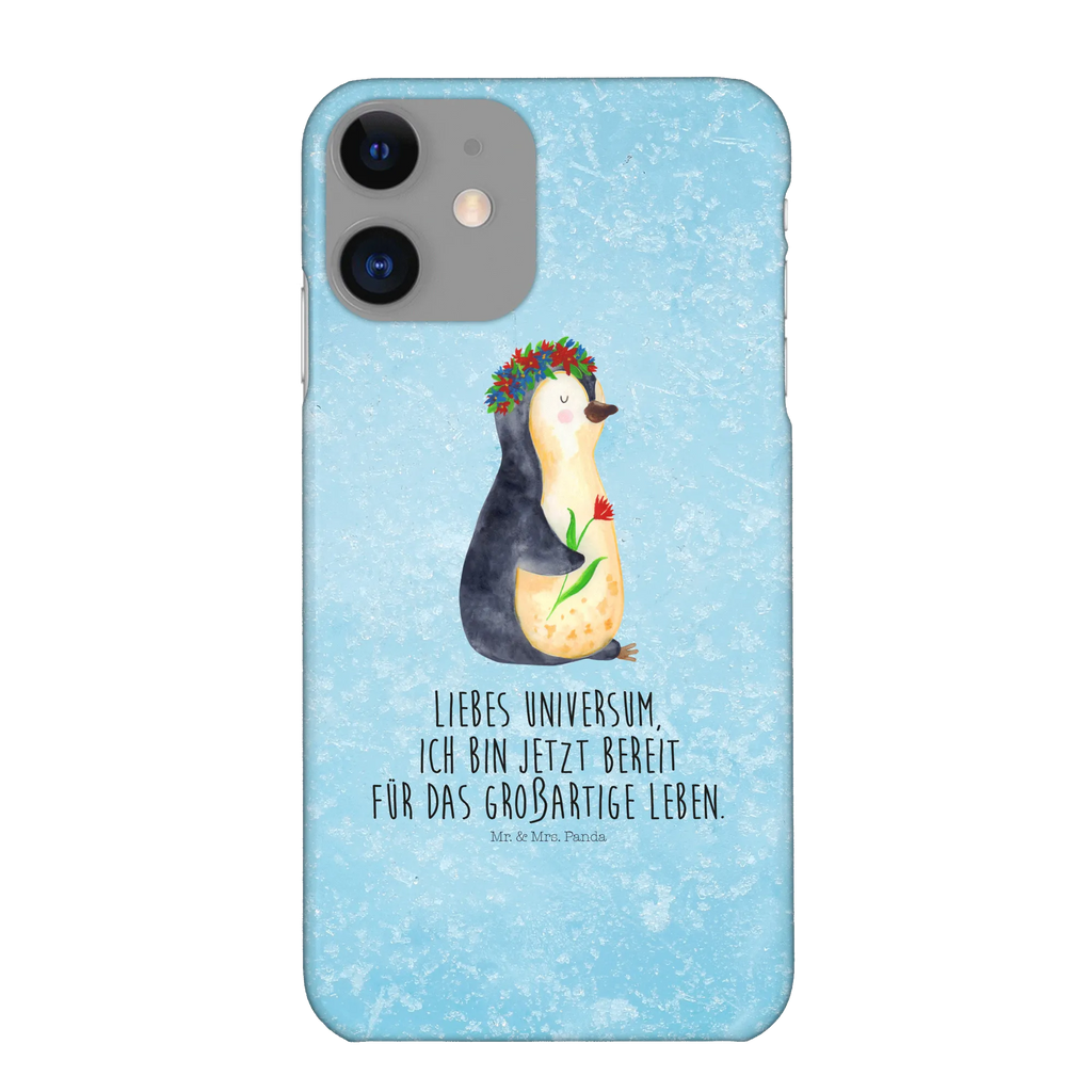 Etui na iPhone 10 pingwin kwiaty Pinguin