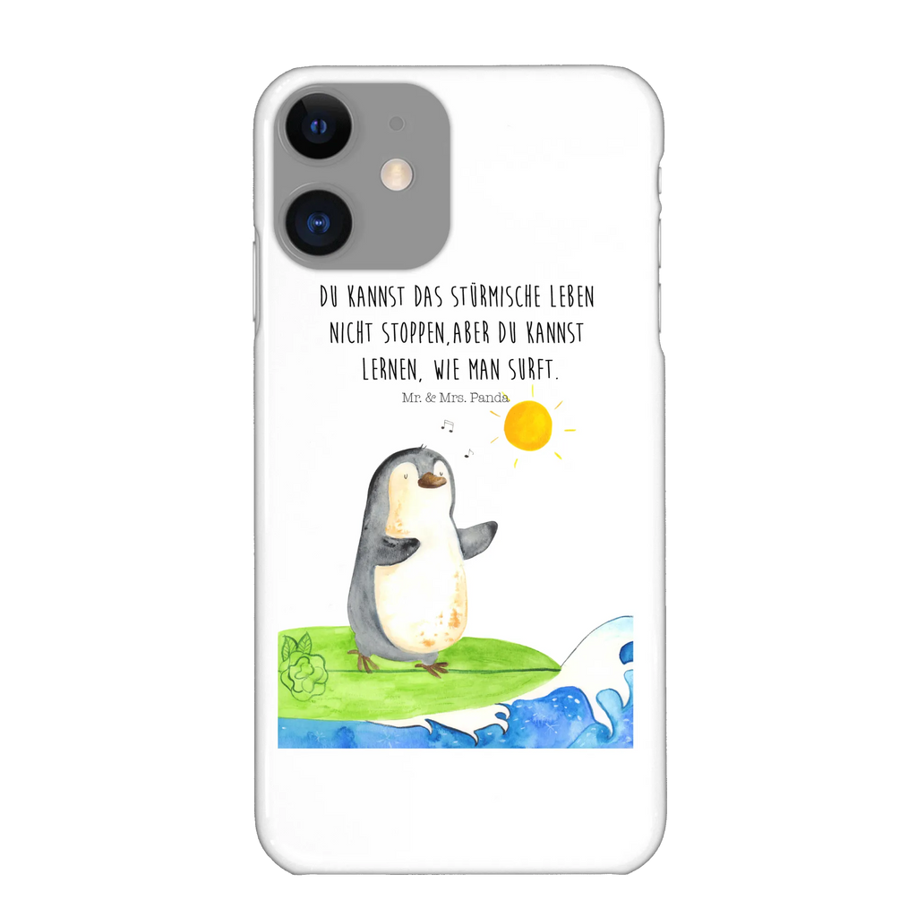 Etui na iPhone 10 Pingwin surfista Hülle, Handy Case, Handyhülle, Handycover, Cover, Handy, Iphone 10, Iphone X, Pinguin, Pinguine, Wellen, Surfer, Surfen, Urlaub, Wellen Reiten, Hawaii, Portugal