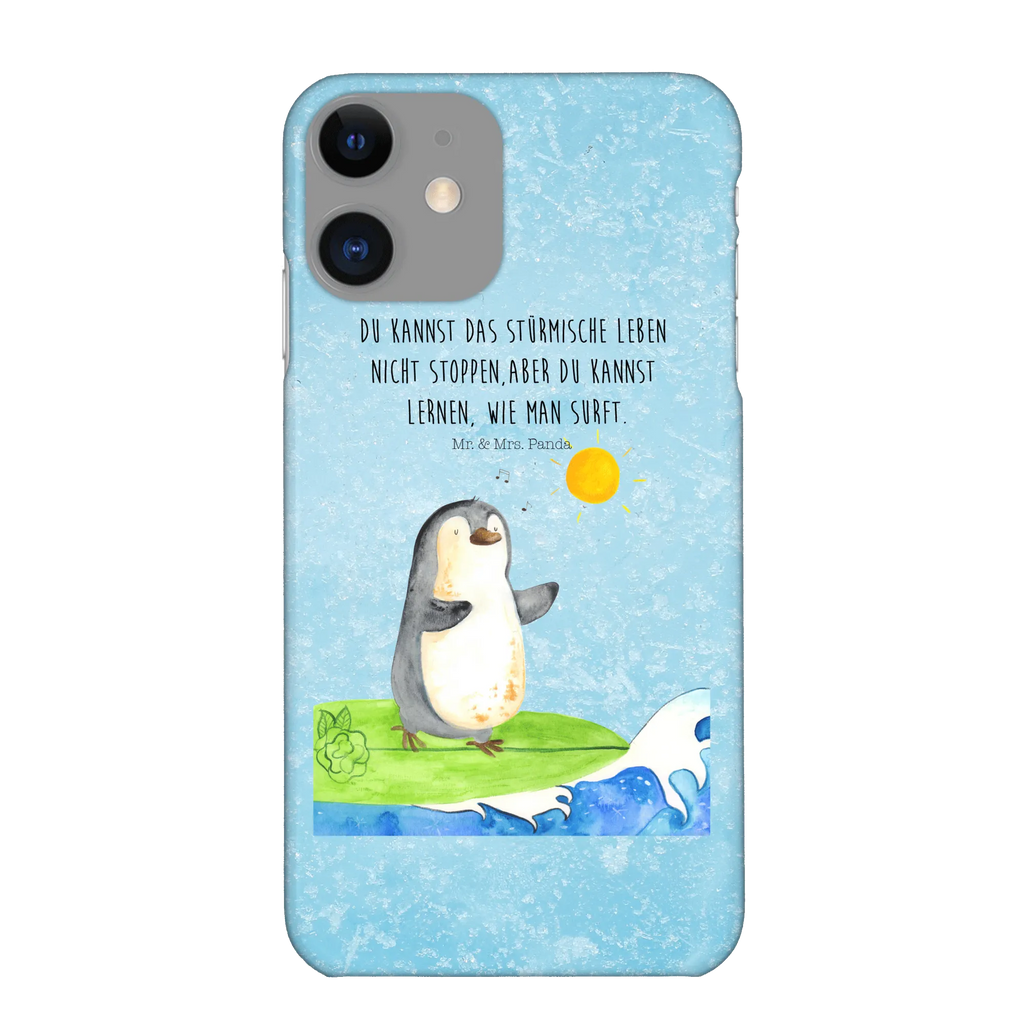 Etui na iPhone 10 Pingwin surfista Hülle, Handy Case, Handyhülle, Handycover, Cover, Handy, Iphone 10, Iphone X, Pinguin, Pinguine, Wellen, Surfer, Surfen, Urlaub, Wellen Reiten, Hawaii, Portugal