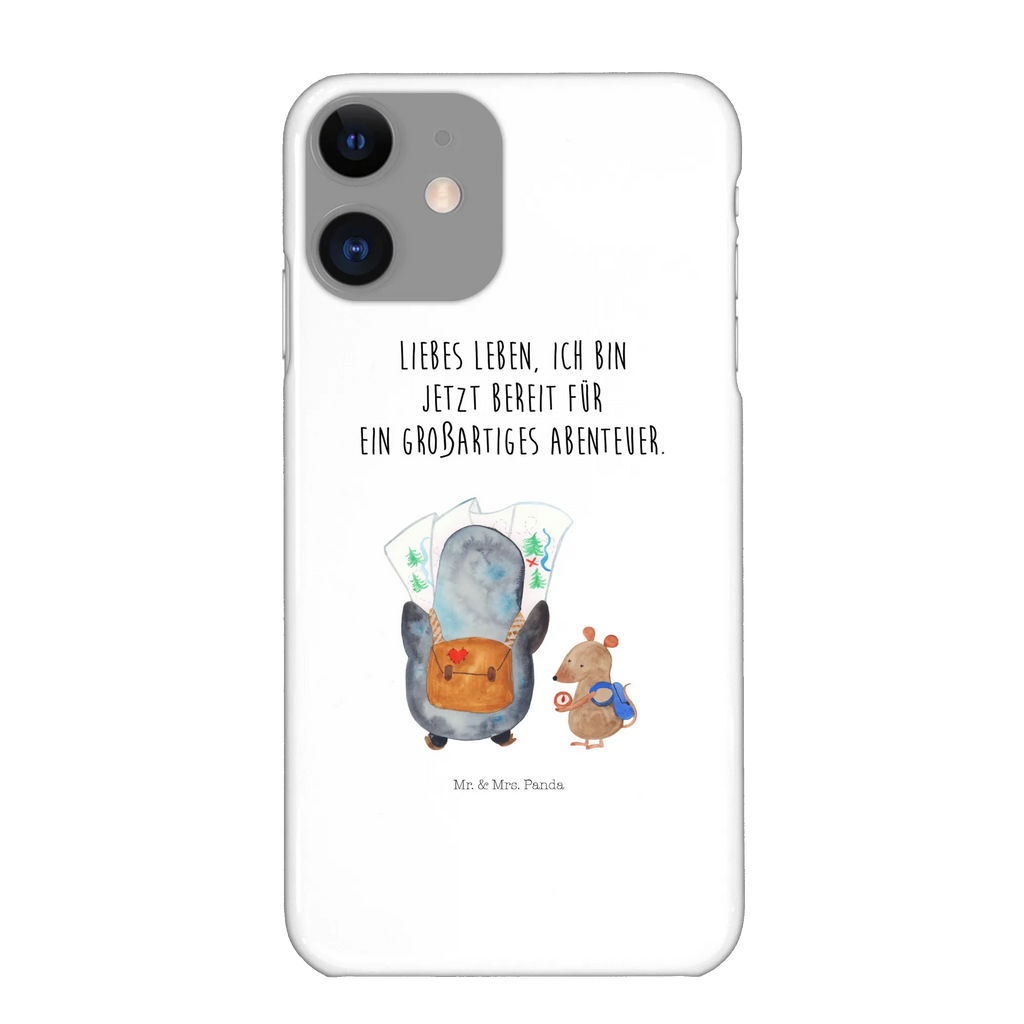 Etui na iPhone 10 Pingwin i Mysz Wędrowcy Pinguin