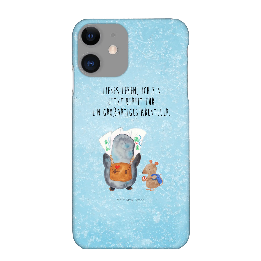 Etui na iPhone 10 Pingwin i Mysz Wędrowcy Pinguin