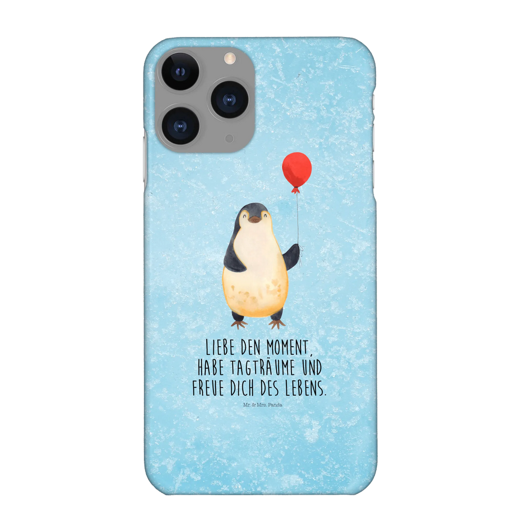 Etui na iPhone 10 pingwin balon Handycover, Hülle, Handyhülle, Cover, Handy Case, Iphone 10, Iphone X, Handy, Pinguin, Pinguine, Glück, Tagträume, Beste Freundin, Neues Leben, Neustart, Geschenkidee, Liebe, Motivation, Luftballon, Geschenk Freundin, Lebenslust