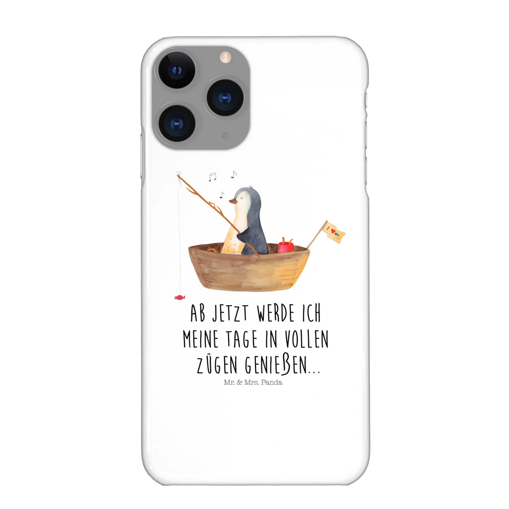 Etui na iPhone 10 pingwin łódka wędkarska Hülle, Cover, Iphone X, Handy Case, Iphone 10, Handycover, Handy, Handyhülle, Pinguin, Angeln, Angelboot, Trennung, Neustart, Pinguine, Motivation, Geschenkidee Liebeskummer, Leben, Genießen, Lebenslust, Neuanfang, Boot, Scheidung
