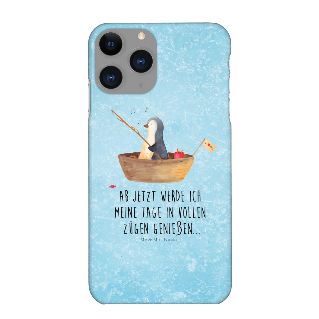 Etui na iPhone 10 pingwin łódka wędkarska Hülle, Cover, Iphone X, Handy Case, Iphone 10, Handycover, Handy, Handyhülle, Pinguin, Angeln, Angelboot, Trennung, Neustart, Pinguine, Motivation, Geschenkidee Liebeskummer, Leben, Genießen, Lebenslust, Neuanfang, Boot, Scheidung