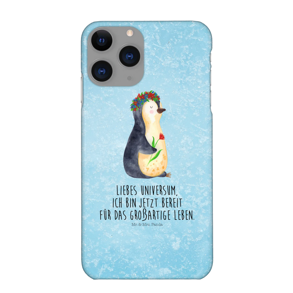 Etui na iPhone 10 pingwin kwiaty Pinguin