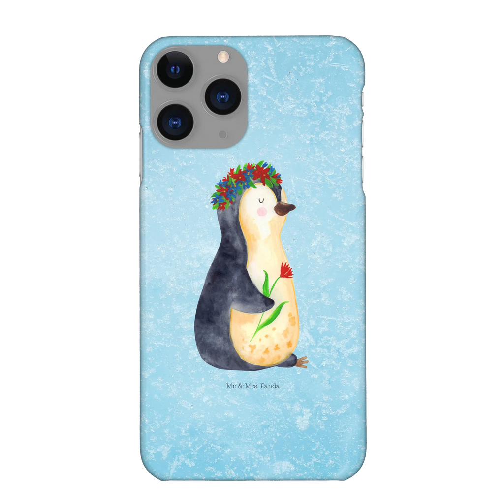 Etui na iPhone 10 pingwin kwiaty Pinguin