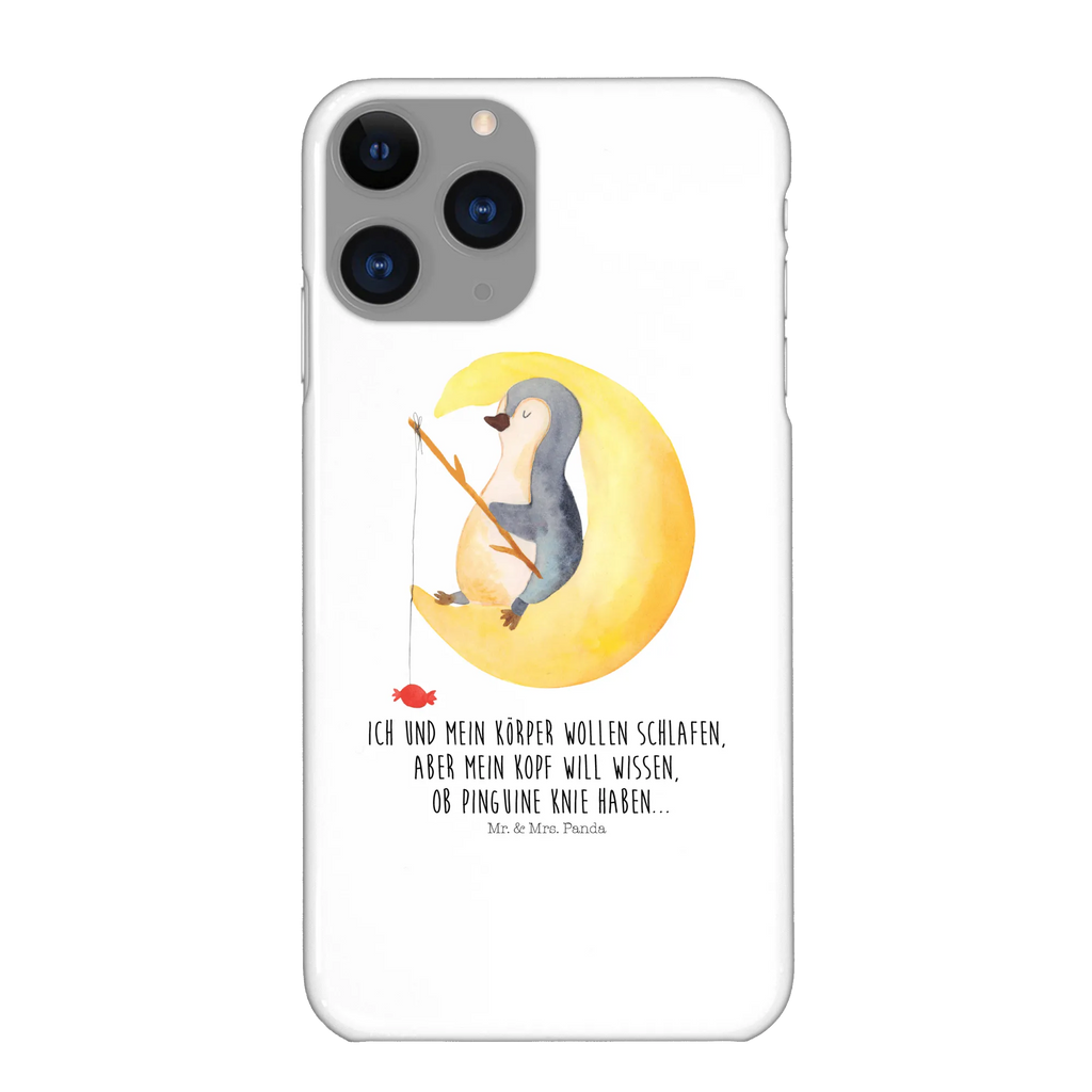 Etui na iPhone 10 pingwin księżyc Iphone 10, Handycover, Handy, Handy Case, Cover, Iphone X, Handyhülle, Hülle, Pinguin, Schlafzimmer, Gästezimmer, Pinguine, Einschlafen, schlafen, Schlafstörungen, Nachtruhe, Spruch