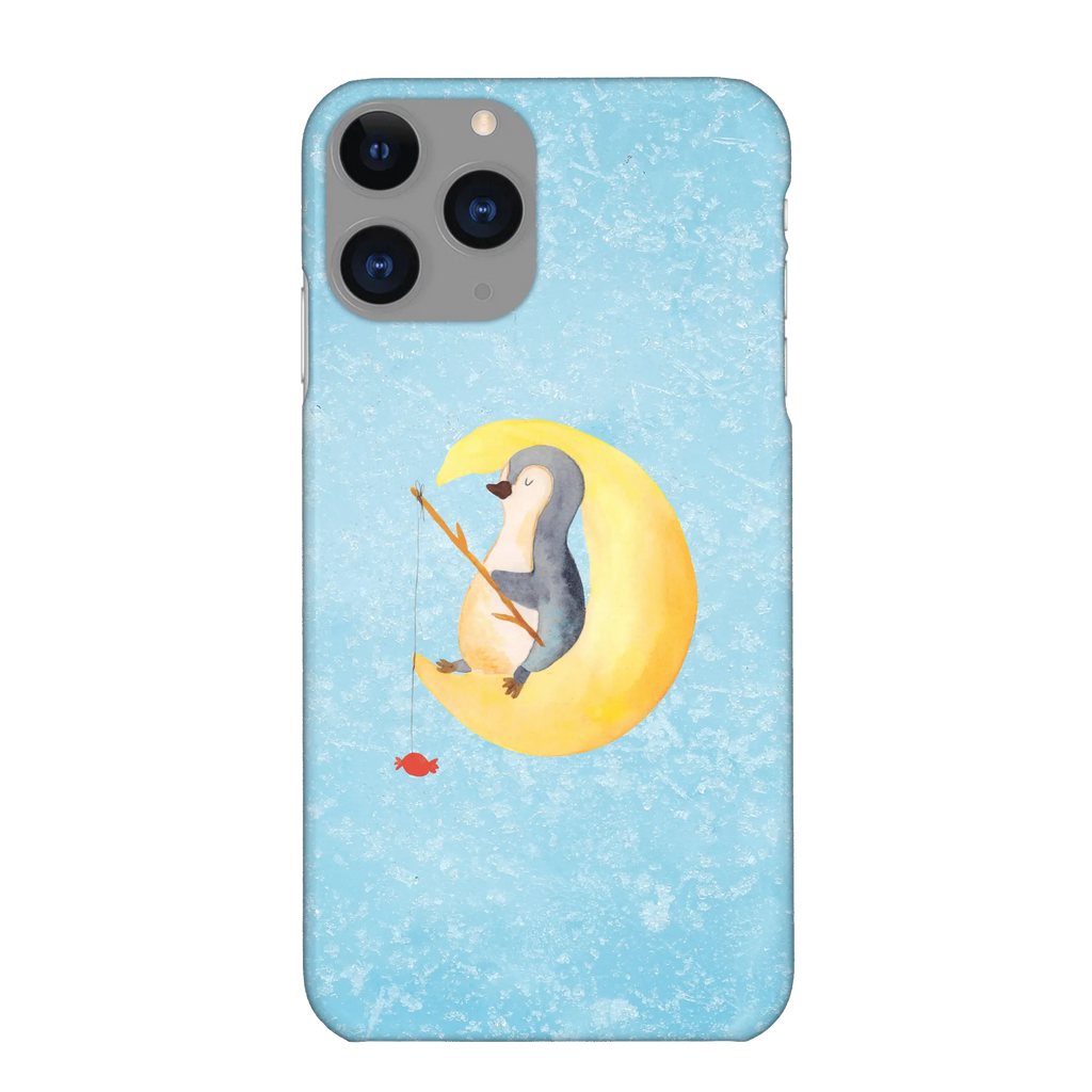 Etui na iPhone 10 pingwin księżyc Iphone 10, Handycover, Handy, Handy Case, Cover, Iphone X, Handyhülle, Hülle, Pinguin, Schlafzimmer, Gästezimmer, Pinguine, Einschlafen, schlafen, Schlafstörungen, Nachtruhe, Spruch