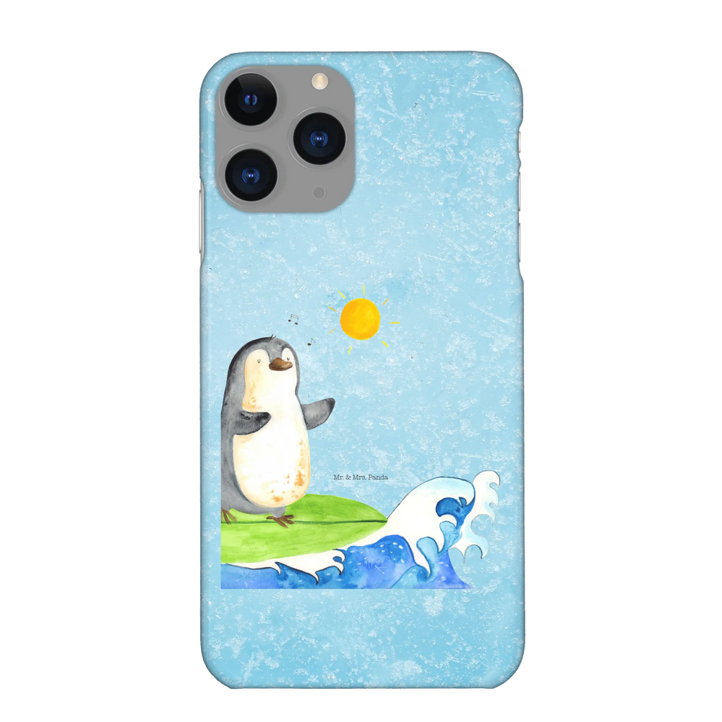 Etui na iPhone 10 Pingwin surfista Hülle, Handy Case, Handyhülle, Handycover, Cover, Handy, Iphone 10, Iphone X, Pinguin, Pinguine, Wellen, Surfer, Surfen, Urlaub, Wellen Reiten, Hawaii, Portugal