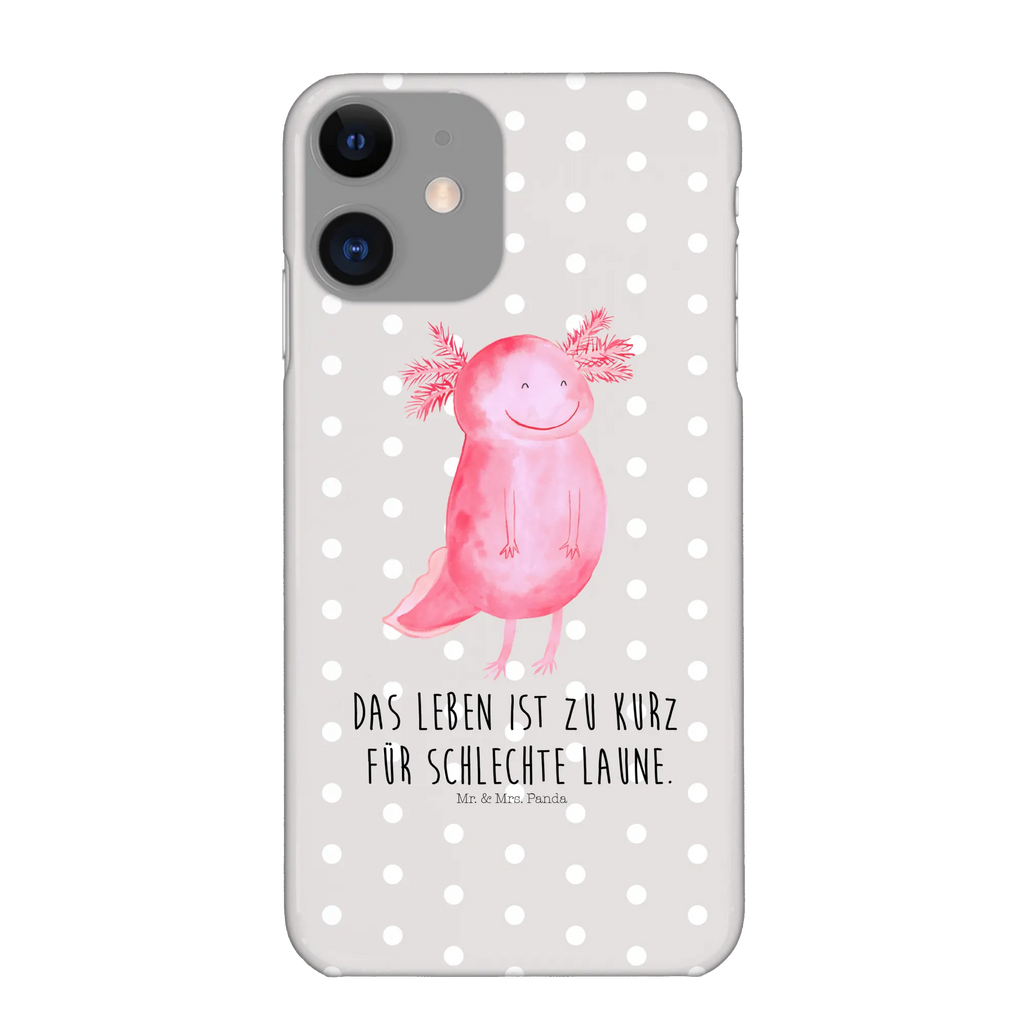 Phone case axolotl Happy case, Iphone 10, Iphone X, cover, mobile phone, mobile cover, mobile phone case, Axolotl, Axelotl, marine animals, Mexican walking fish, salamander, amphibian, motivation, good mood, tail, axolot, axolotl