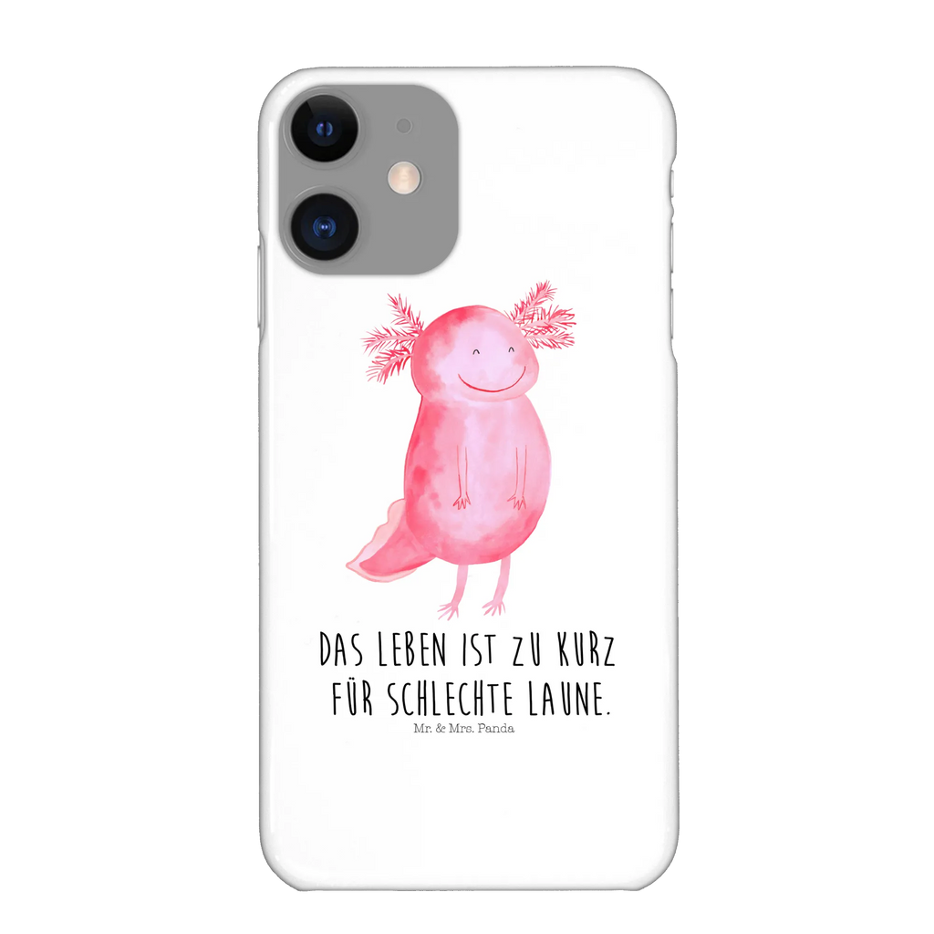 Phone case axolotl Happy case, Iphone 10, Iphone X, cover, mobile phone, mobile cover, mobile phone case, Axolotl, Axelotl, marine animals, Mexican walking fish, salamander, amphibian, motivation, good mood, tail, axolot, axolotl