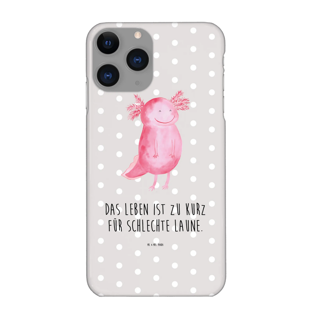 Phone case axolotl Happy case, Iphone 10, Iphone X, cover, mobile phone, mobile cover, mobile phone case, Axolotl, Axelotl, marine animals, Mexican walking fish, salamander, amphibian, motivation, good mood, tail, axolot, axolotl