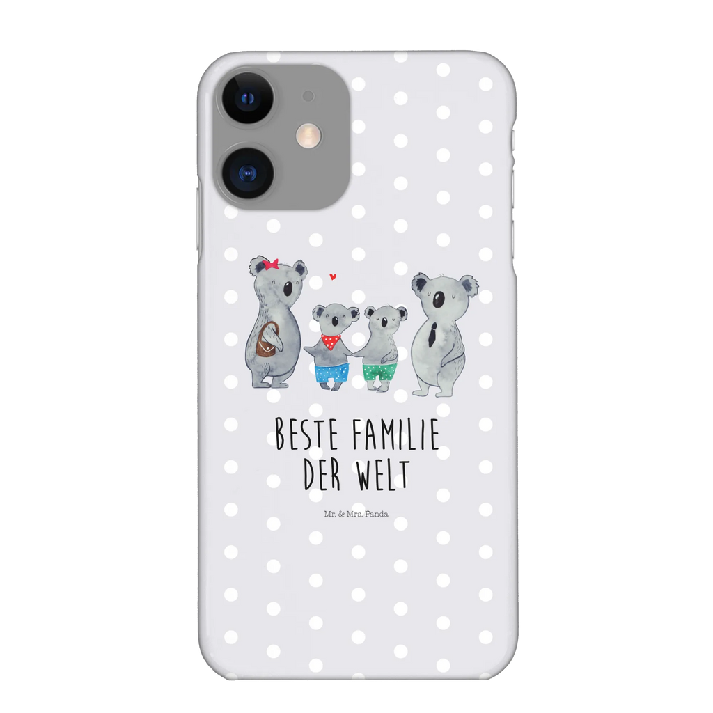 Etui na iPhone 10 Rodzina koali dwa Handycover, Iphone 10, Iphone X, Cover, Handy, Handy Case, Handyhülle, Hülle, Bruder, Opa, Familie, Muttertag, Oma, Vatertag, Mama, Schwester, Papa, Koalabär, Koalafamilie, Beste Familie, Familienleben, Lieblingsfamilie, Koala, Familienzeit