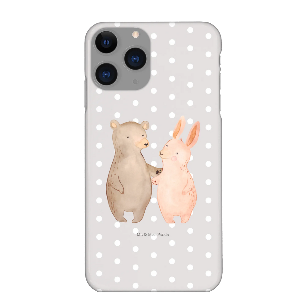 Etui na iPhone 10 Niedźwiedź i królik Przytulać Hülle, Iphone X, Iphone 10, Handy Case, Handy, Handyhülle, Handycover, Cover, Ehefrau, Freundin, Liebe, Liebesgeschenk, Jahrestag, Hocheitstag, Verlobung, Freund, Heiratsantrag, Partner, Heiraten, Ehemann, Hase, Bärchen, Bester Freund, Best Friends, Bär, Freunde