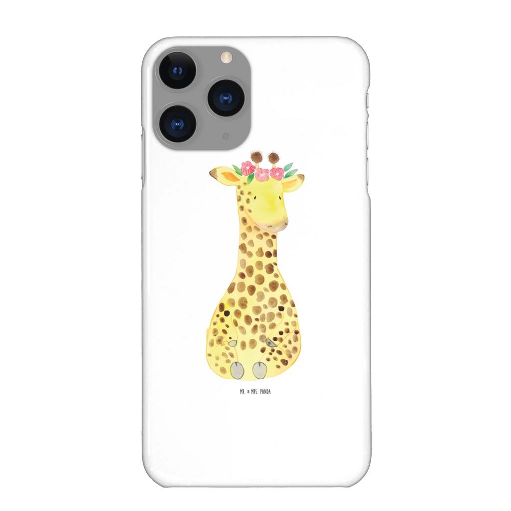 Etui na iPhone 11 żyrafa Wieniec kwiatów Handy, Hülle, Handy Case, Handycover, Handyhülle, Cover, Iphone 10, Iphone X, Wildtiere, Afrika, Giraffe, Blumenkranz, Selbstliebe, Freundin, Abenteurer
