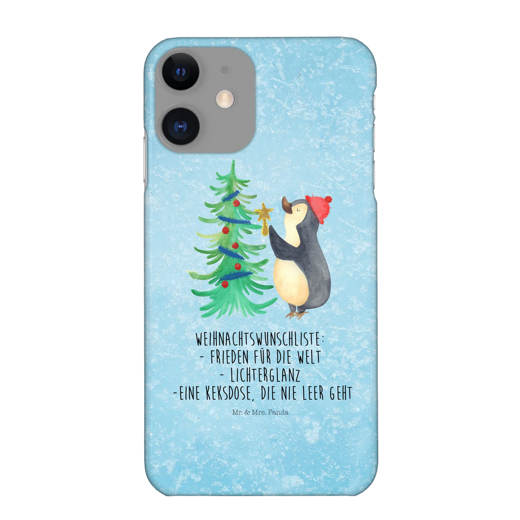 Etui na iPhone 10 Pingwin choinka Iphone 10, Handycover, Handy Case, Handyhülle, Iphone X, Handy, Hülle, Cover, Wintermotiv, Weihnachten, Winter, Weihnachtsdeko, Nikolaus, Advent, Heiligabend, Pinguin