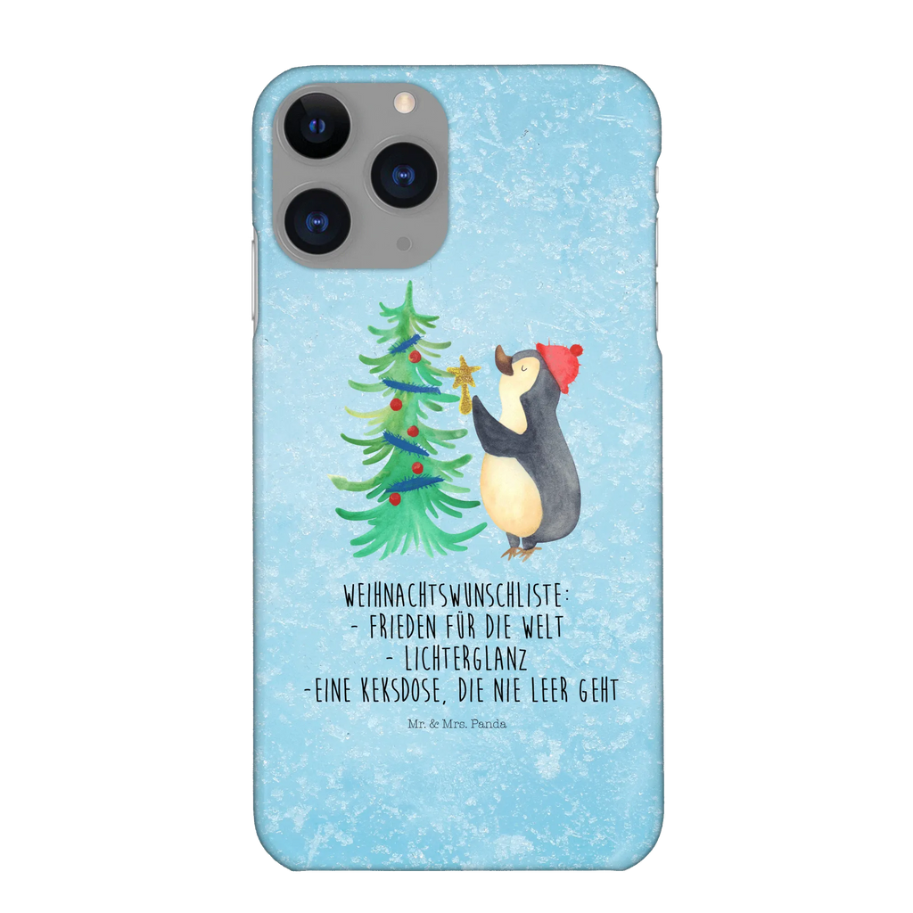 Etui na iPhone 10 Pingwin choinka Iphone 10, Handycover, Handy Case, Handyhülle, Iphone X, Handy, Hülle, Cover, Wintermotiv, Weihnachten, Winter, Weihnachtsdeko, Nikolaus, Advent, Heiligabend, Pinguin