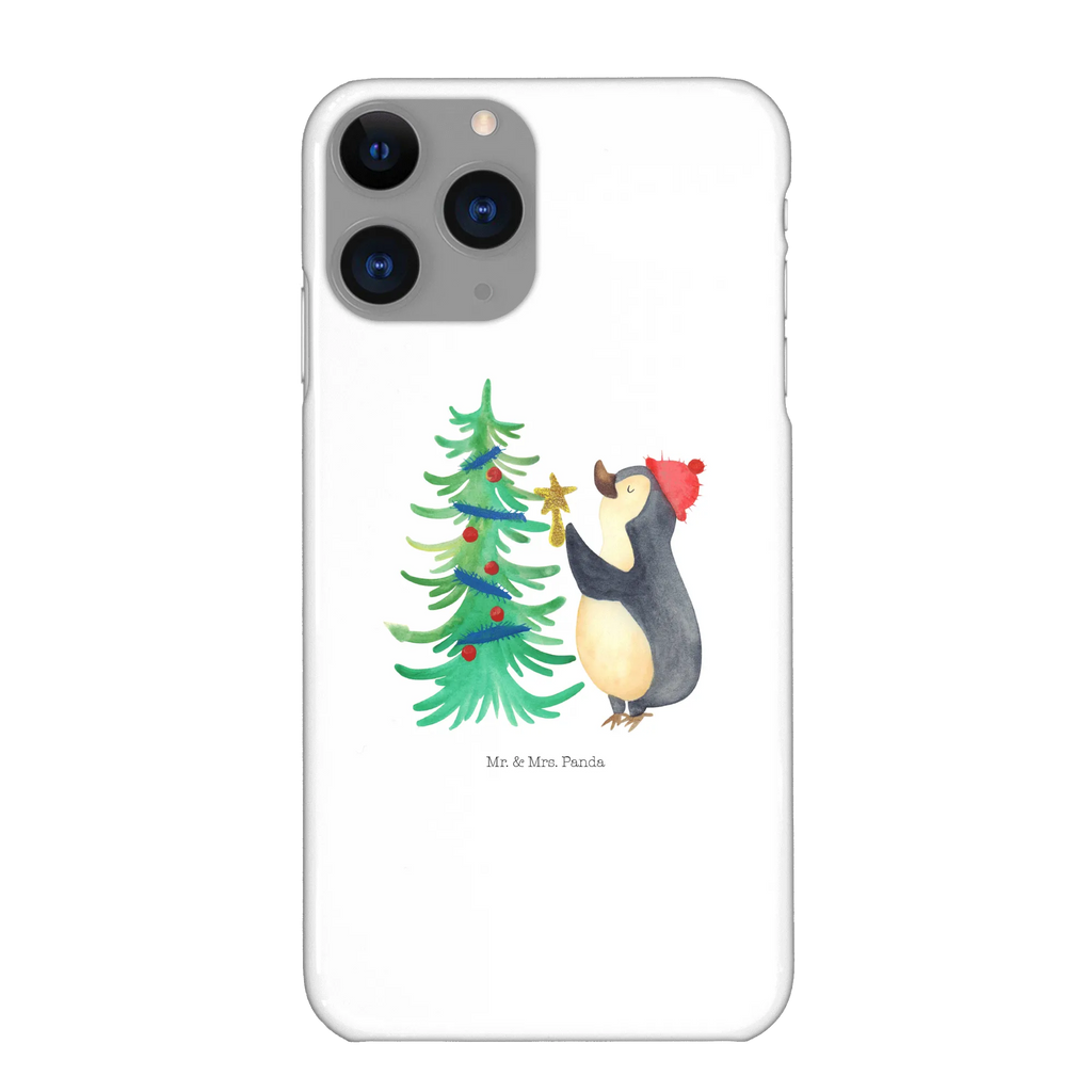 Etui na iPhone 10 Pingwin choinka Iphone 10, Handycover, Handy Case, Handyhülle, Iphone X, Handy, Hülle, Cover, Wintermotiv, Weihnachten, Winter, Weihnachtsdeko, Nikolaus, Advent, Heiligabend, Pinguin