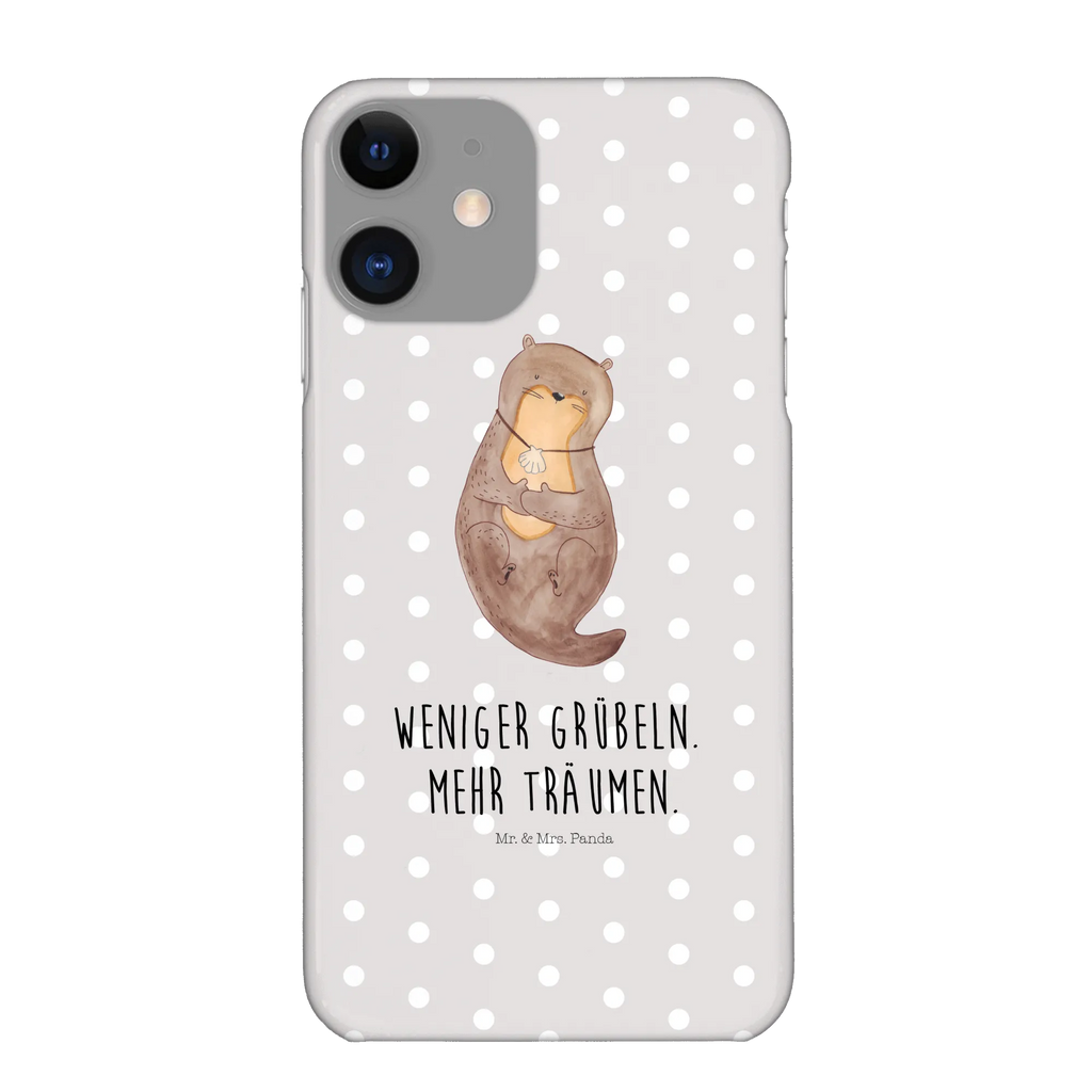 Handyhülle Otter Muschel Cover, Iphone X, Iphone 10, Handy, Handy Case, Hülle, Handycover, Handyhülle, Otter, Seeotter, Fischotter, Otterliebe, Motivation, Träumen, Grübeln, Tagträumen, Büro