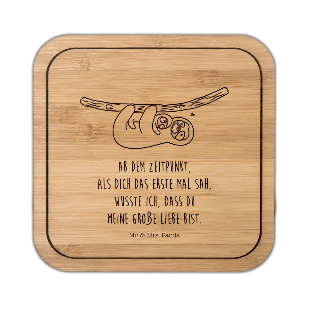 Square coaster sloth child breakfast, square, coasters, glass coasters, giveaways, glasses, glass, party, set, presents, gift, gifts, wood, Sloth, sloth, trend animal, birth, child, mother, mom, baby, love