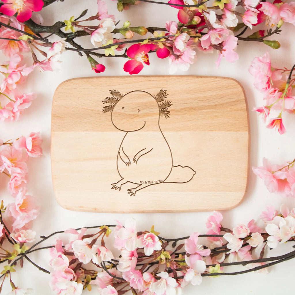 Serving board axolotl zero Board, breakfast board, cutting board, Axolotl, Axelotl, marine animals, Mexican walking fish, salamander, lifestyle, worldly wisdom, Axolot, happy, contented, love, cheerful, girlfriend, wisdom
