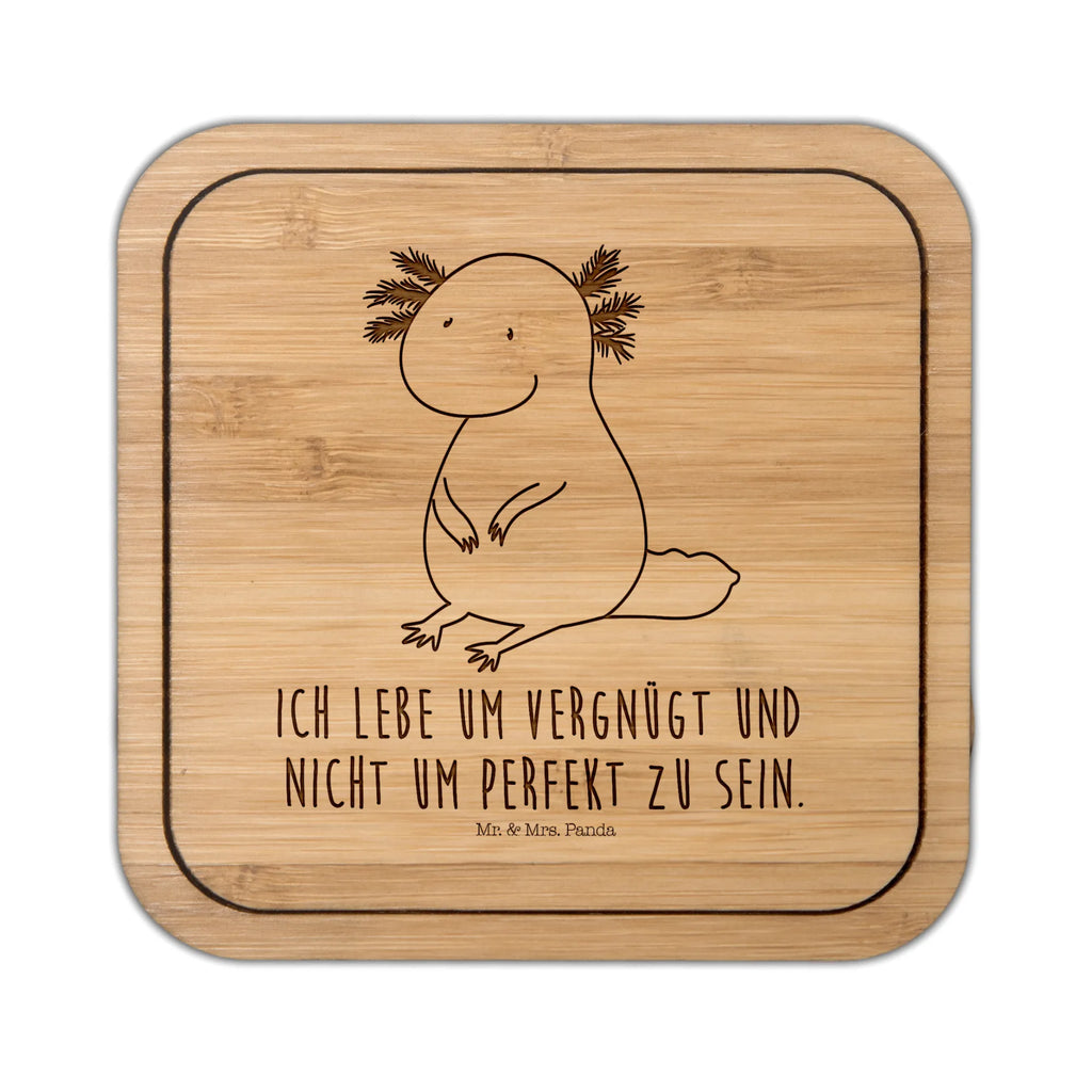 Square coaster axolotl zero gifts, party, glasses, glass coasters, wood, set, square, giveaways, glass, gift, coasters, breakfast, presents, Axolotl, Axelotl, marine animals, Mexican walking fish, salamander, cheerful, contented, girlfriend, Axolot, worldly wisdom, lifestyle, love, happy, wisdom