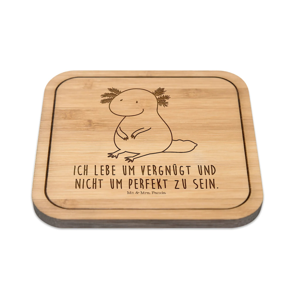 Square coaster axolotl zero gifts, party, glasses, glass coasters, wood, set, square, giveaways, glass, gift, coasters, breakfast, presents, Axolotl, Axelotl, marine animals, Mexican walking fish, salamander, cheerful, contented, girlfriend, Axolot, worldly wisdom, lifestyle, love, happy, wisdom