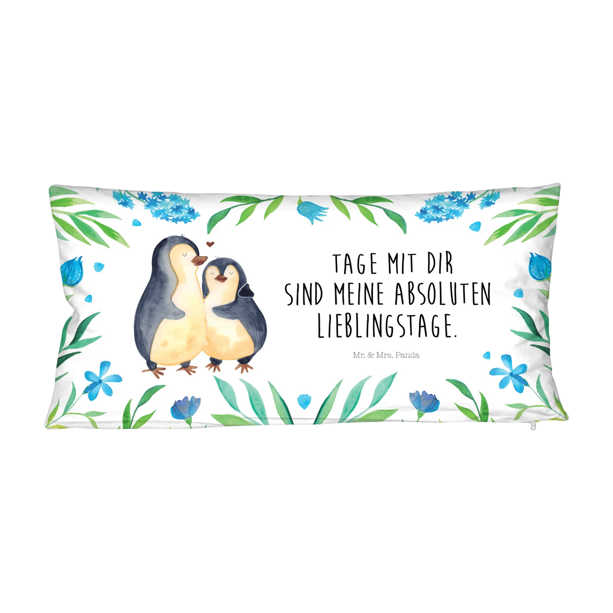 Pair of pillows Penguin embrace pillowcase, sofa cushion, decorative pillow, Pillow, love gift, Penguin, North Pole, Winter, Penguins, penguin, engagement, lovers, wedding gift, anniversary, proof of love, wedding day, love, wedding