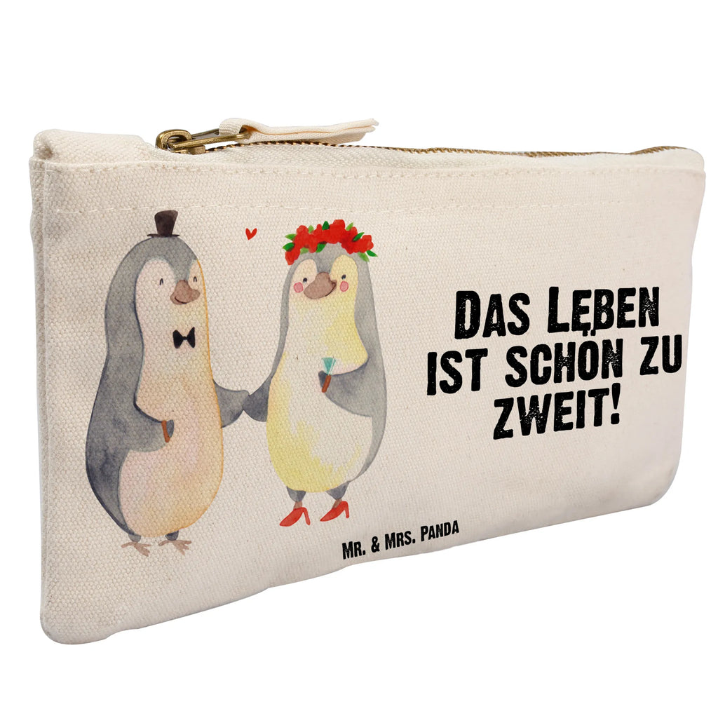 torebka na makijaż Ślub pingwinów Waschbeutel, Stiftemäppchen, Waschtasche, aufbewahrungstasche, Kosmetikbeutel, Schminkbeutel, Schlampermäppchen, kosmetiktäschchen, Mäppchen, Kulturtasche, Kosmetiktasche, pencil case, pinsel tasche, toiletry bag, Kulturbeutel, Federmappe, Schminktäschchen, Etui, beauty tasche, beauty case, Schminktasche, aufbewahrungsbeutel, utensilientasche, Freundin, Liebe, Ehefrau, Ehemann, Partner, Verlobung, Freund, Jahrestag, Hocheitstag, Heiratsantrag, Liebesgeschenk, Heiraten