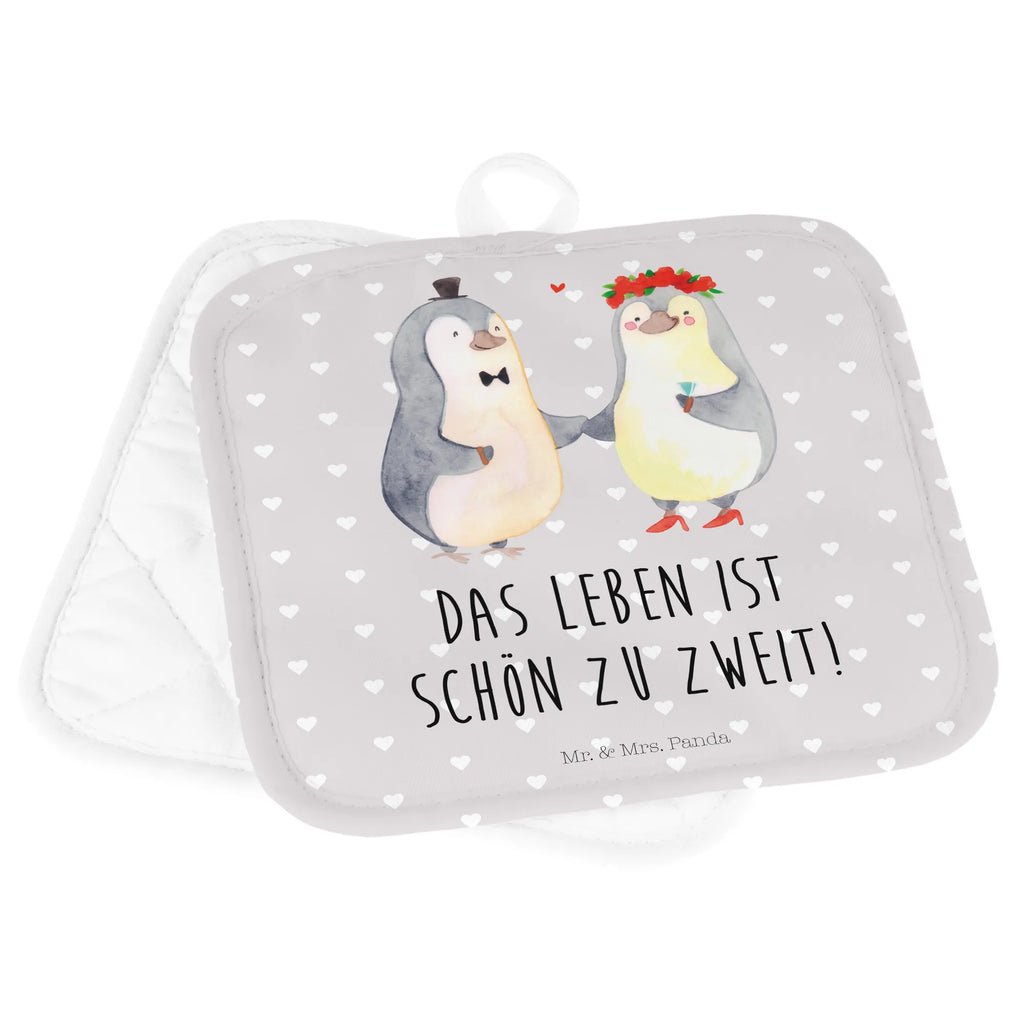2er Set Topflappen  Pinguin Heirat Topflappen Set, Topfuntersetzer, Topflappen, Ofenhandschuhe, Topflappen 2er Set, Ofenhandschuh, Topflappen lustig, Topflappen mit Spruch, Topfhandschuh, Schöne Topflappen, Topfhandschuhe, Topflappenset, Liebe, Partner, Freund, Freundin, Ehemann, Ehefrau, Heiraten, Verlobung, Heiratsantrag, Liebesgeschenk, Jahrestag, Hocheitstag