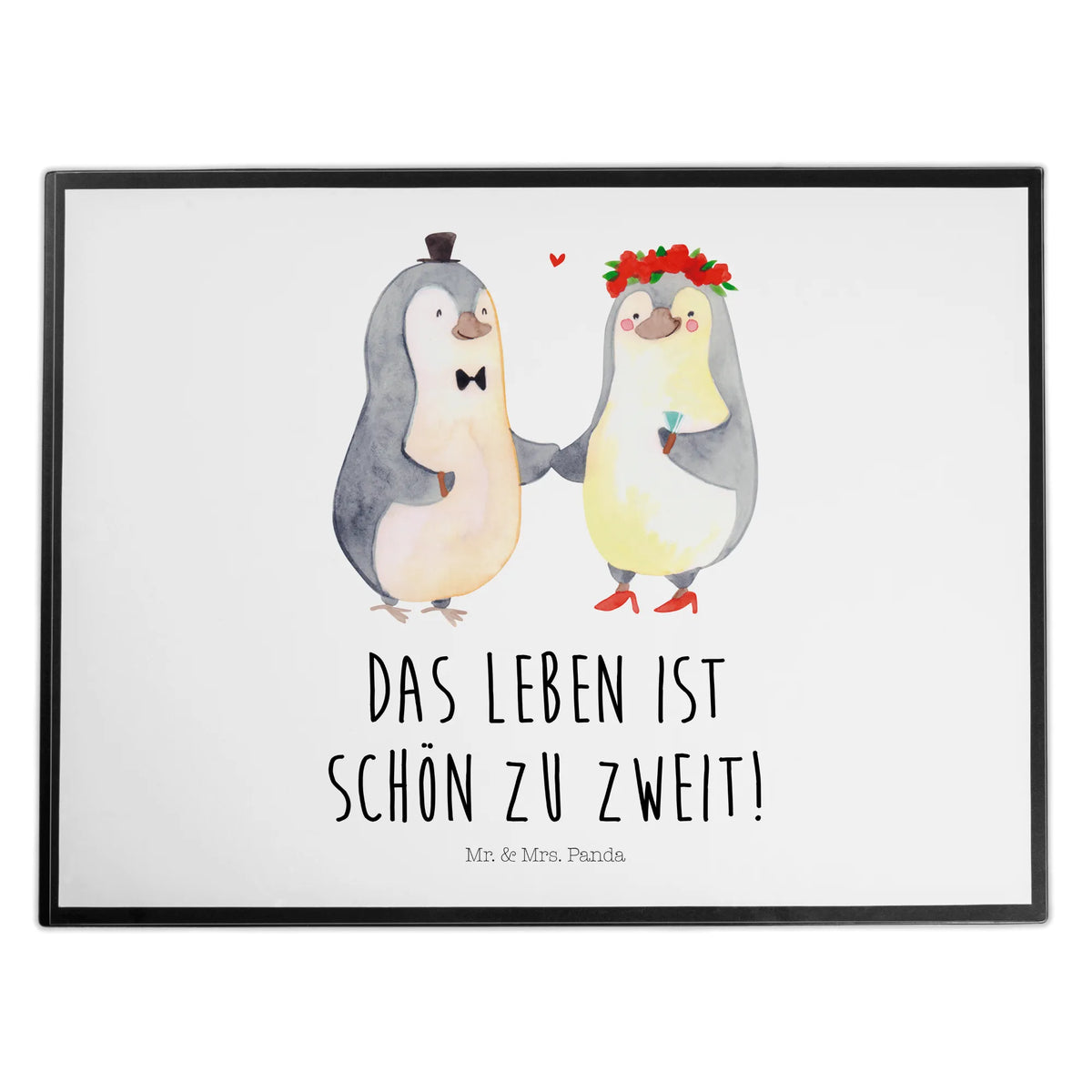 Desk pad Penguins getting married