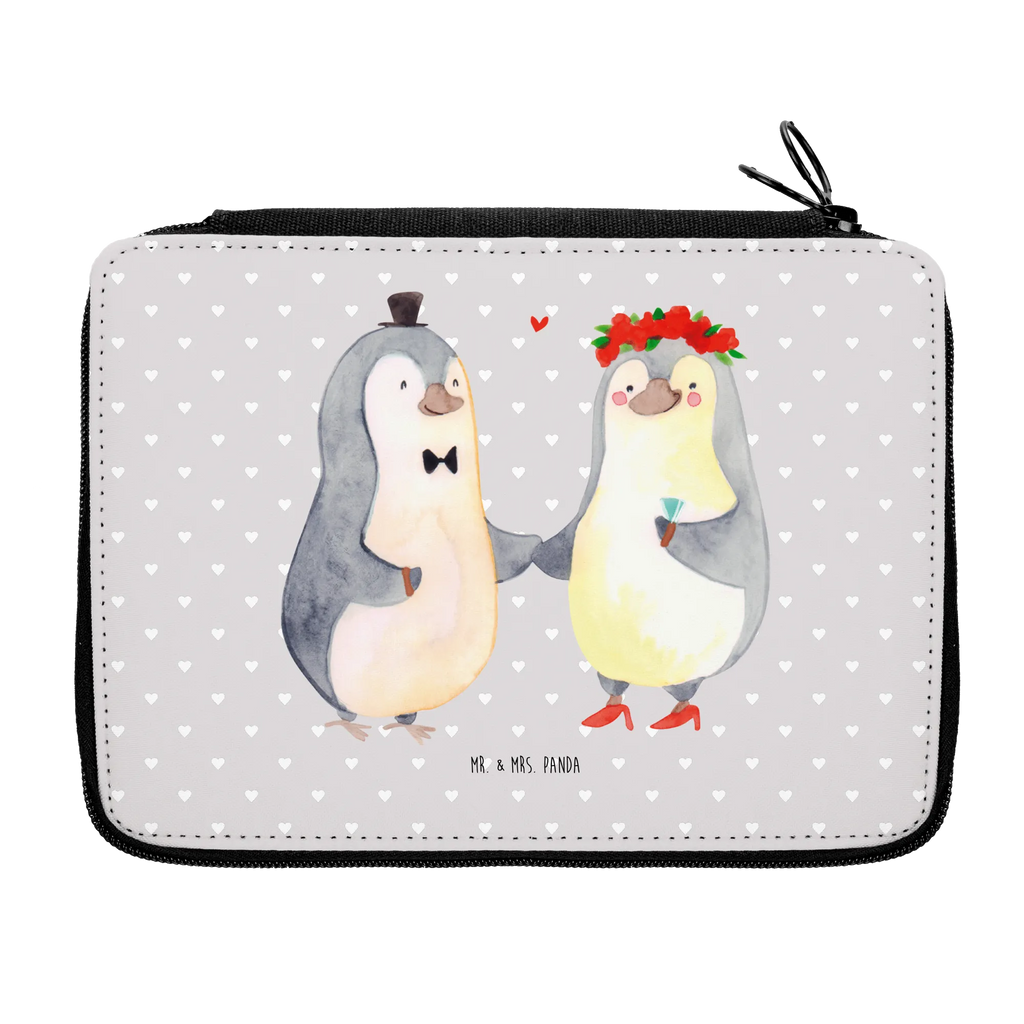 Piórnik Ślub pingwinów Miłość, partner, przyjaciel, przyjaciółka, mąż, żona, wesele, zaręczyny, prośba o rękę, prezent miłosny, rocznica, dzień ślubu