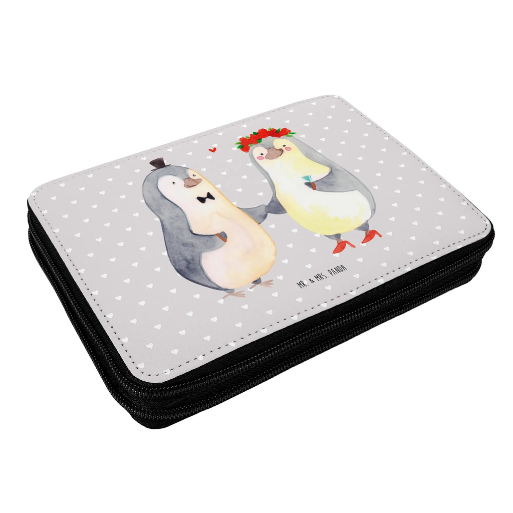 Piórnik Ślub pingwinów Miłość, partner, przyjaciel, przyjaciółka, mąż, żona, wesele, zaręczyny, prośba o rękę, prezent miłosny, rocznica, dzień ślubu