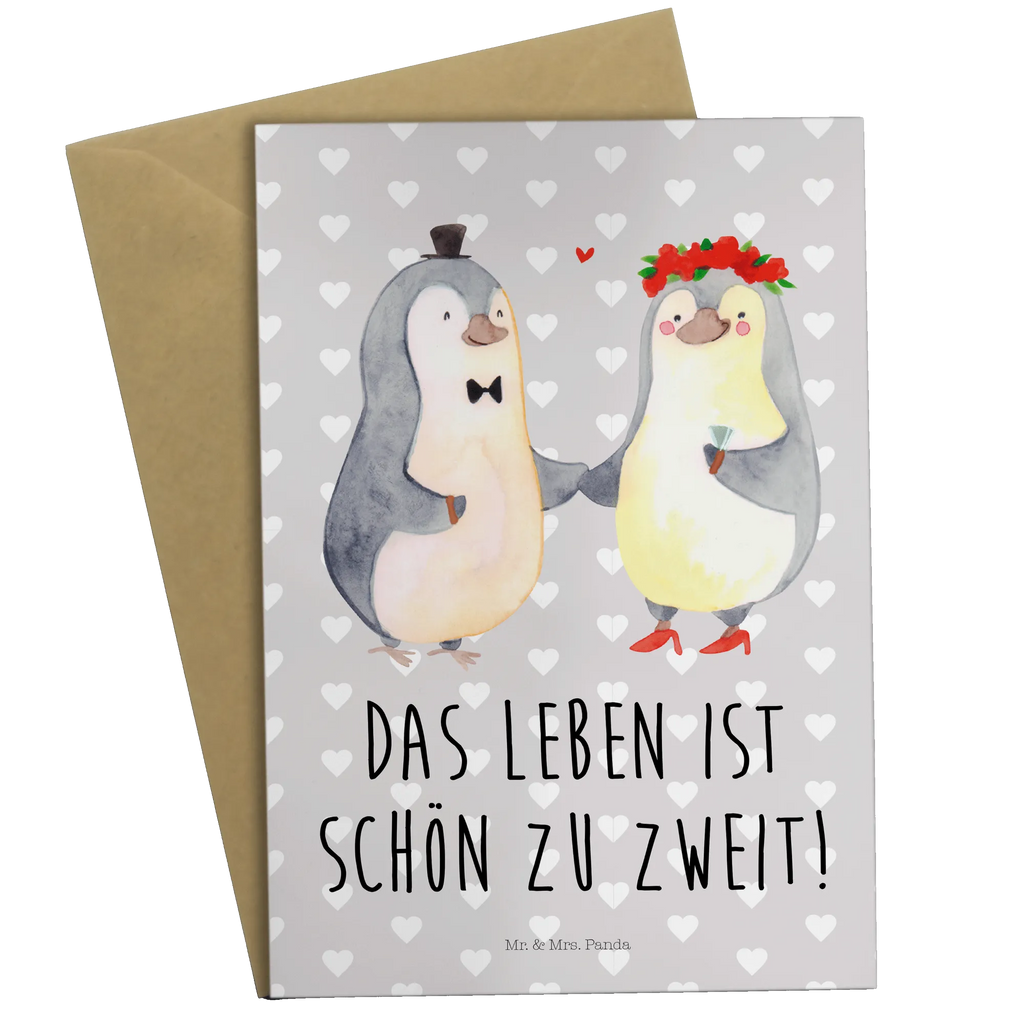 Grußkarte Pinguin Heirat Glückwunschkarte, Geburtstagskarte, Hochzeitskarte, Einladungskarte, Grußkarte, Klappkarte, Karte, Ansichtskarten, Liebe, Partner, Freund, Freundin, Ehemann, Ehefrau, Heiraten, Verlobung, Heiratsantrag, Liebesgeschenk, Jahrestag, Hocheitstag
