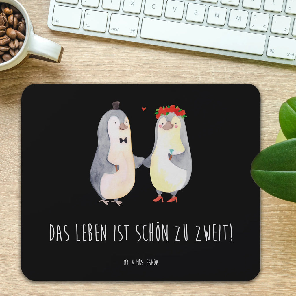 Mouse mat Penguins getting married Pad, Study, PC, Work, Print, Gift, saying, Mouse Pad, fun, mousepad, Mouse, Student, Motif, Office, Love, Loving, Two, Together, Marriage, Engagement, Proposal of marriage, Love gift, gift for her, gift for him, anniversary gift