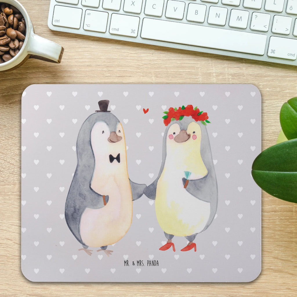 Mouse mat Penguins getting married Pad, Study, PC, Work, Print, Gift, saying, Mouse Pad, fun, mousepad, Mouse, Student, Motif, Office, Love, Loving, Two, Together, Marriage, Engagement, Proposal of marriage, Love gift, gift for her, gift for him, anniversary gift