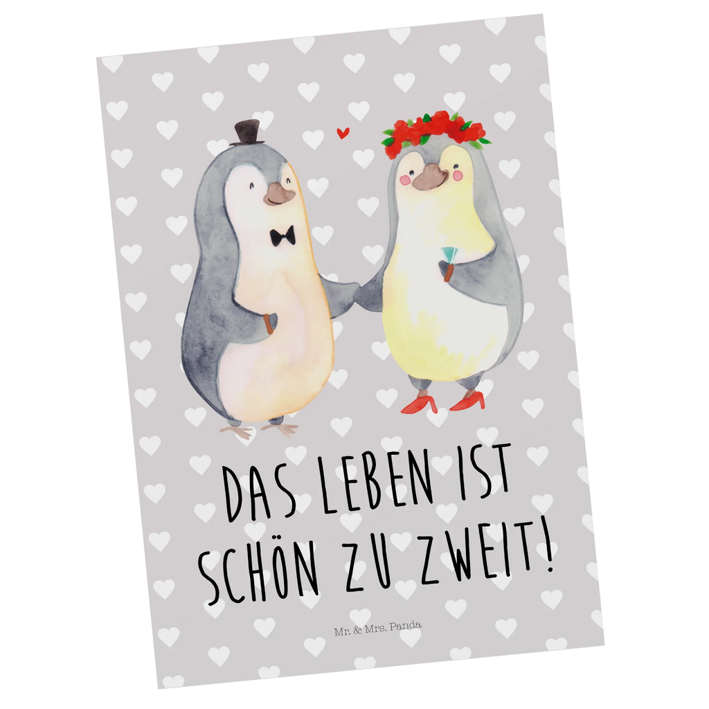 Postcard Penguins getting married Karte, Geschenkkarte, Postkarte, Ansichtskarten, Dankeskarte, Einladungskarten Geburtstag, Grußkarte, Einladung Geburtstag, Geburtstagskarte, Ansichtskarte, Einladung, Einladungskarte, Liebe, Partner, Freund, Freundin, Ehemann, Ehefrau, Heiraten, Verlobung, Heiratsantrag, Liebesgeschenk, Jahrestag, Hocheitstag