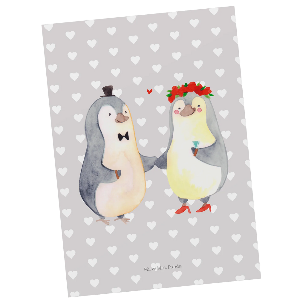 Postcard Penguins getting married Karte, Geschenkkarte, Postkarte, Ansichtskarten, Dankeskarte, Einladungskarten Geburtstag, Grußkarte, Einladung Geburtstag, Geburtstagskarte, Ansichtskarte, Einladung, Einladungskarte, Liebe, Partner, Freund, Freundin, Ehemann, Ehefrau, Heiraten, Verlobung, Heiratsantrag, Liebesgeschenk, Jahrestag, Hocheitstag