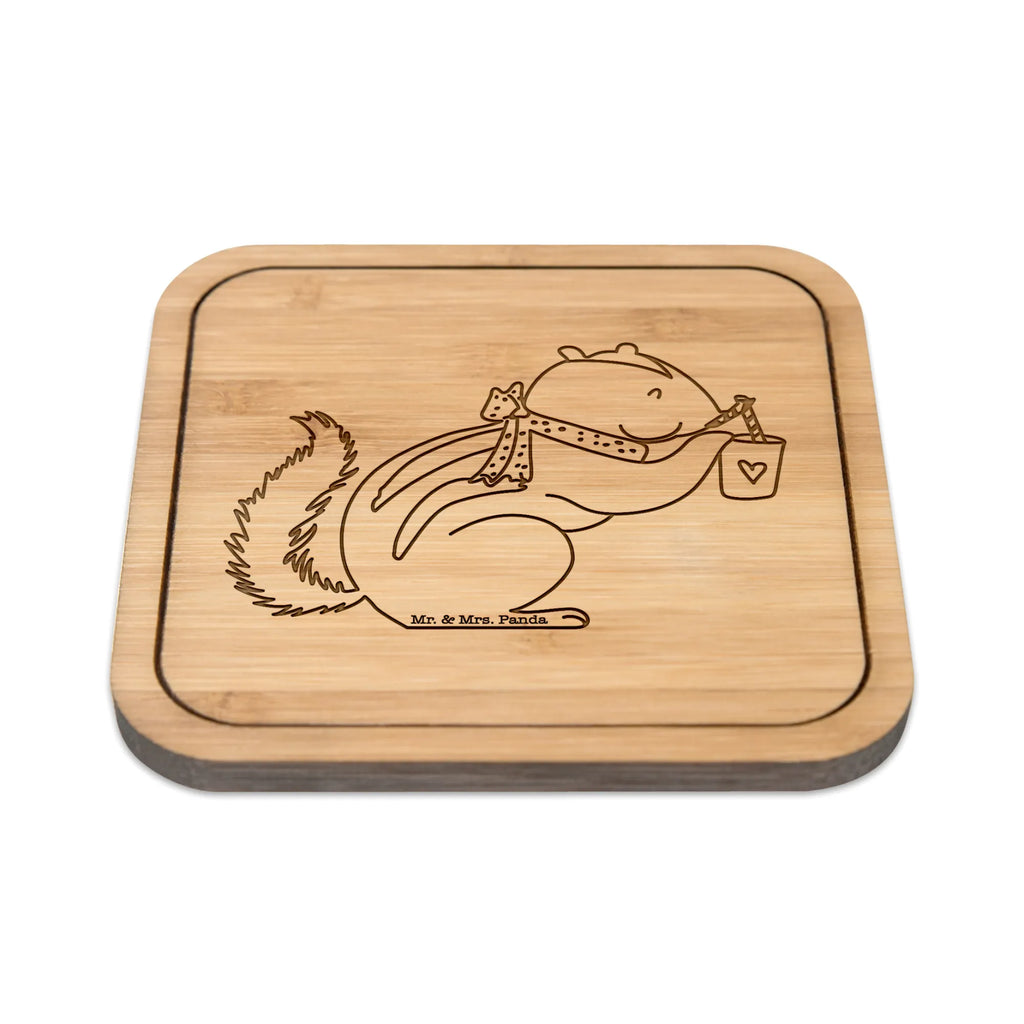 Square coaster Squirrel smoothies glass coasters, giveaways, glass, gift, glasses, party, set, square, presents, gifts, coasters, wood, breakfast, small animals, cute, funny, cute animal motives, hand drawn, small world, funny sayings, good mood, happy, gift ideas, special gifts, animal lover, card, chipmunks, weight loss, Green smoothies, diet, squirrels