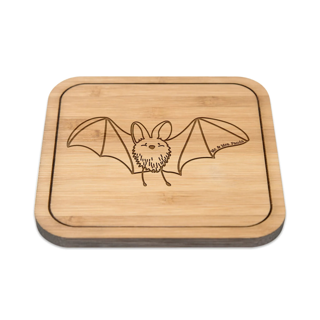 Square coaster bat wing glasses, glass coasters, party, gift, set, coasters, wood, giveaways, square, gifts, presents, glass, breakfast, small animals, cute, funny, cute animal motives, hand drawn, small world, funny sayings, good mood, happy, gift ideas, special gifts, animal lover, card