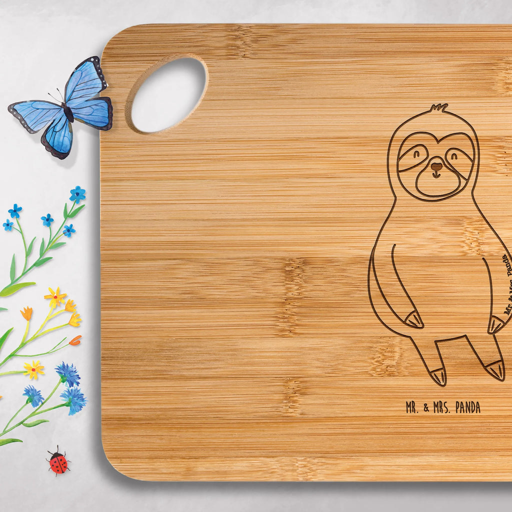 Bamboo chopping board sloth Satisfied robust, carving board, breakfast, nature, wood, cutting board, dulcimer, breakfast board, cutting block, solid, engraving, board, slices, kitchen board, bamboo, kitchen, Sloth, sloth, trend animal, favorite animal, lazy, happy, contented, happiness, break, relax